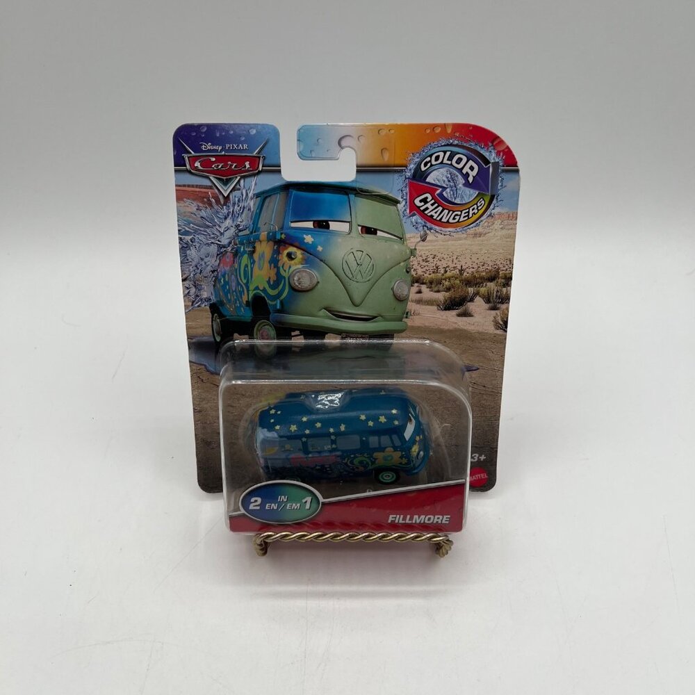 Mattel Disney Pixar Cars Color Changers Fillmore Volkswagen Bus Toy Car